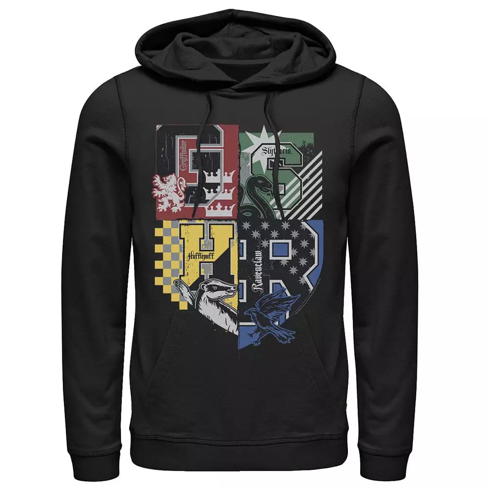 Men's Harry Potter House Crests Pullover Hoodie,  Product Image