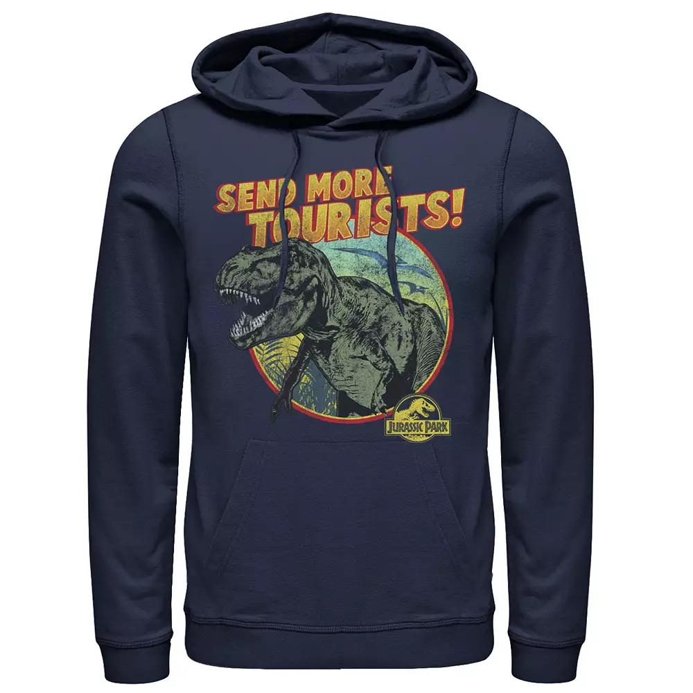 Men's Jurassic Park T-Rex Send More Tourists Hoodie,  Product Image