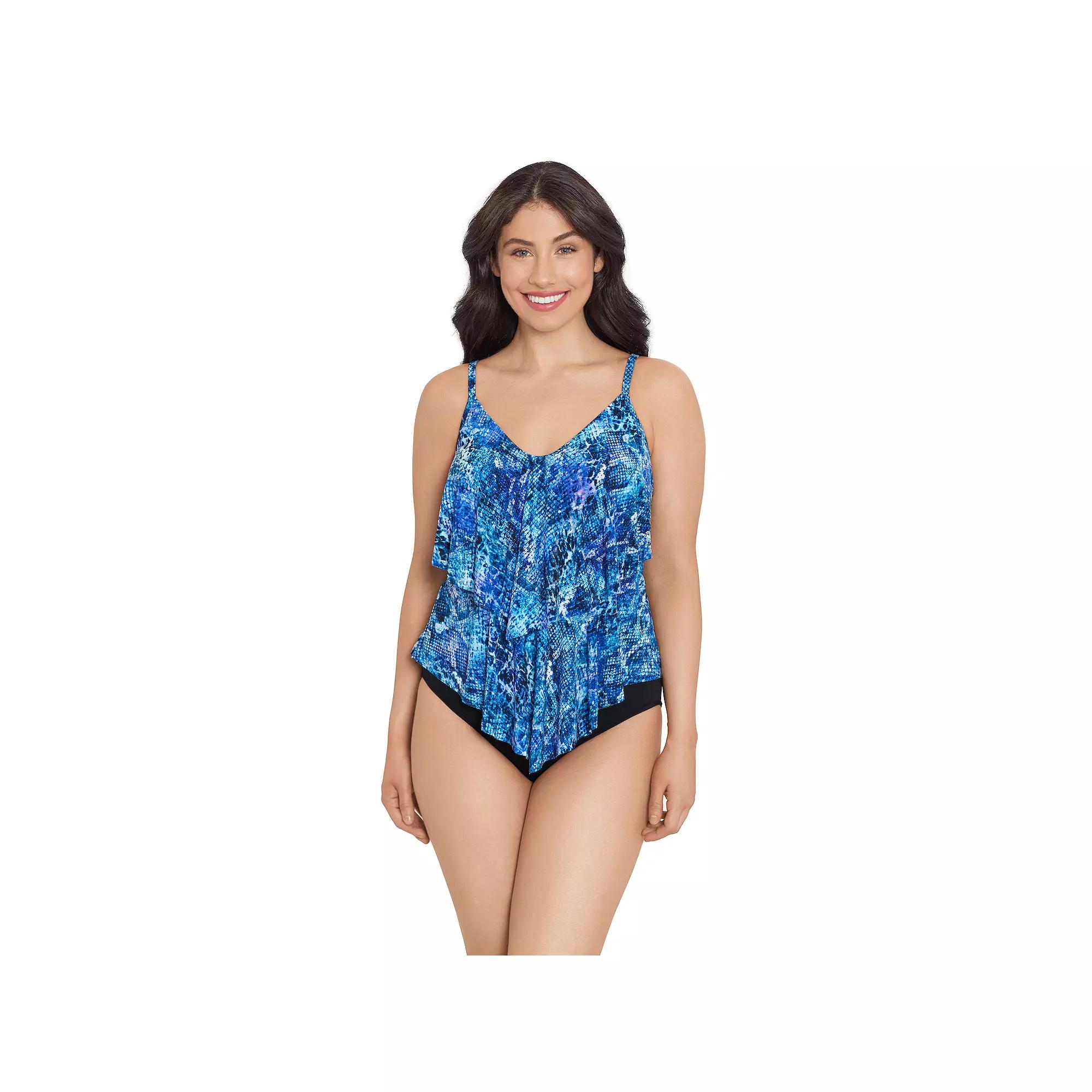 Women's Trimshaper Sidewinder Ronnie Tankini Top,  Product Image