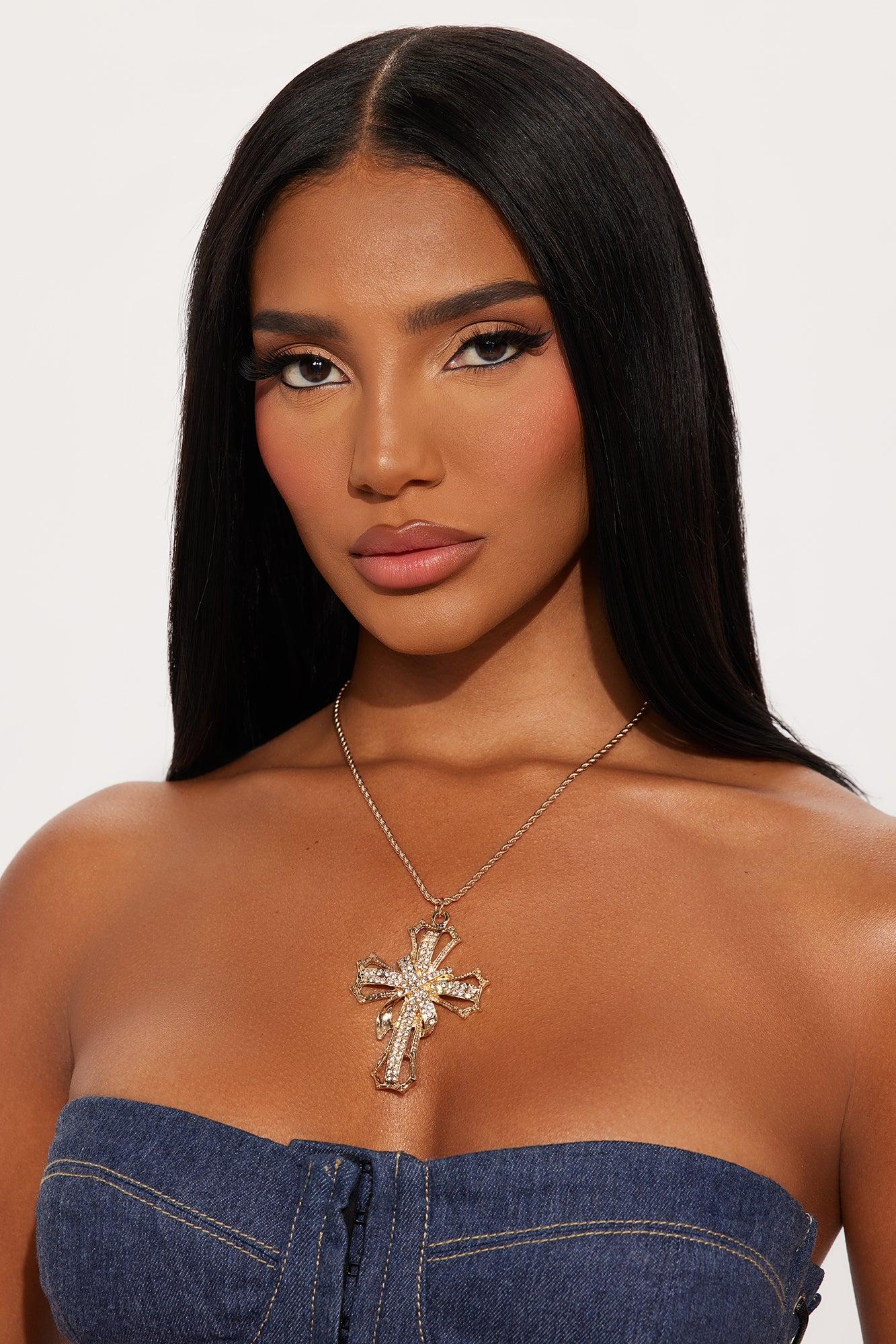 Holy Path Pendant Necklace - Gold Female Product Image