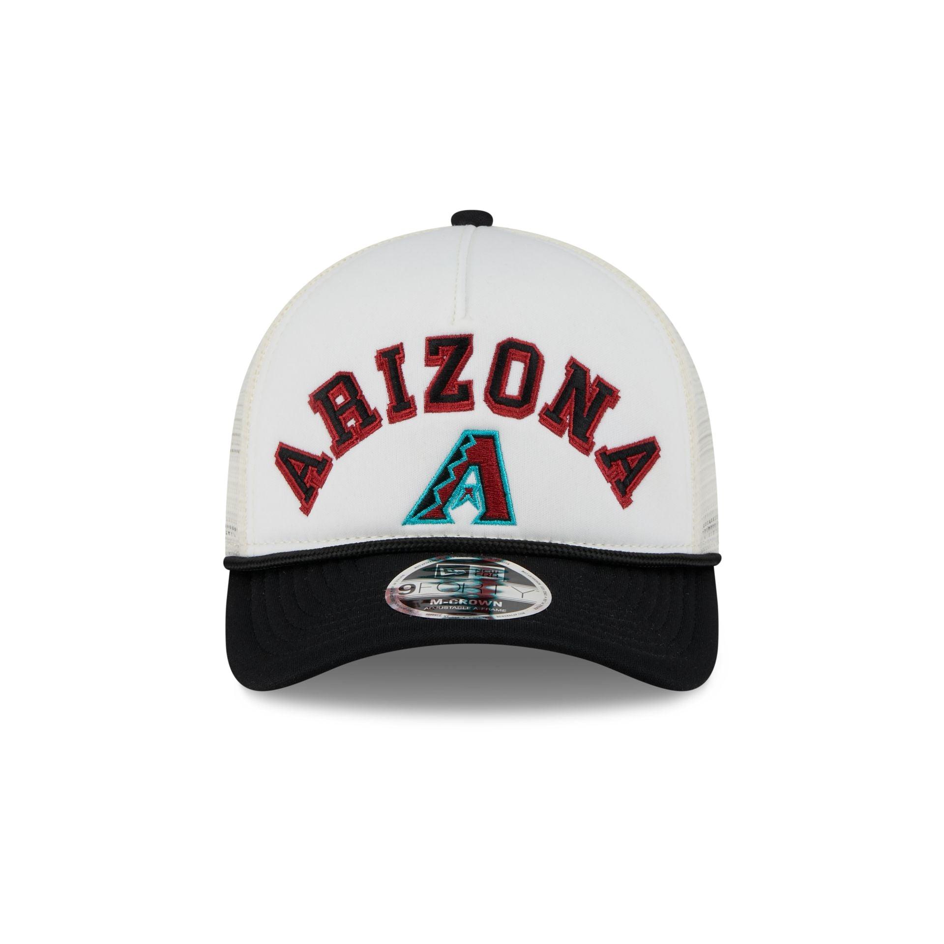 Arizona Diamondbacks Chrome Arch 9FORTY M-Crown A-Frame Trucker Hat Male Product Image