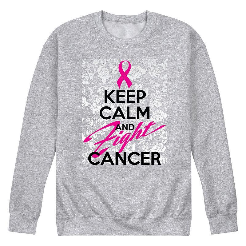 Men's Keep Calm and Fight Fleece Sweatshirt,  Product Image