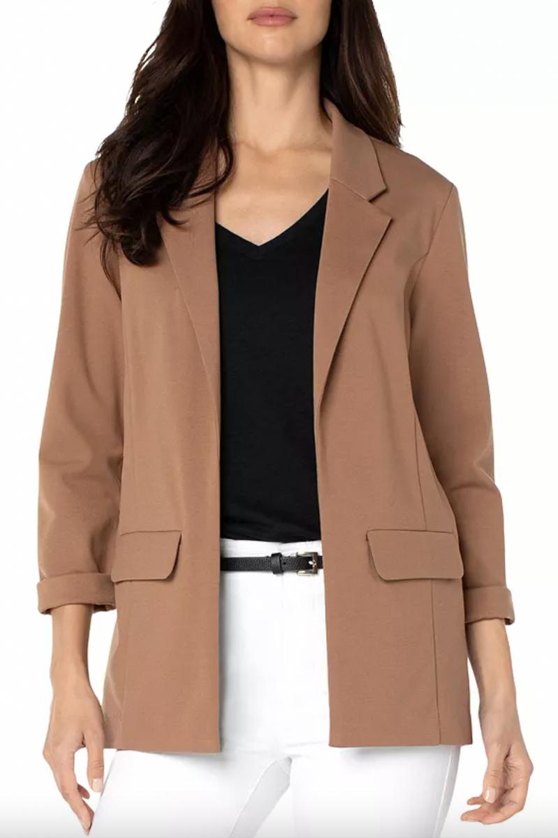 Boyfriend Blazer W/ Princess Darts - Maple Product Image