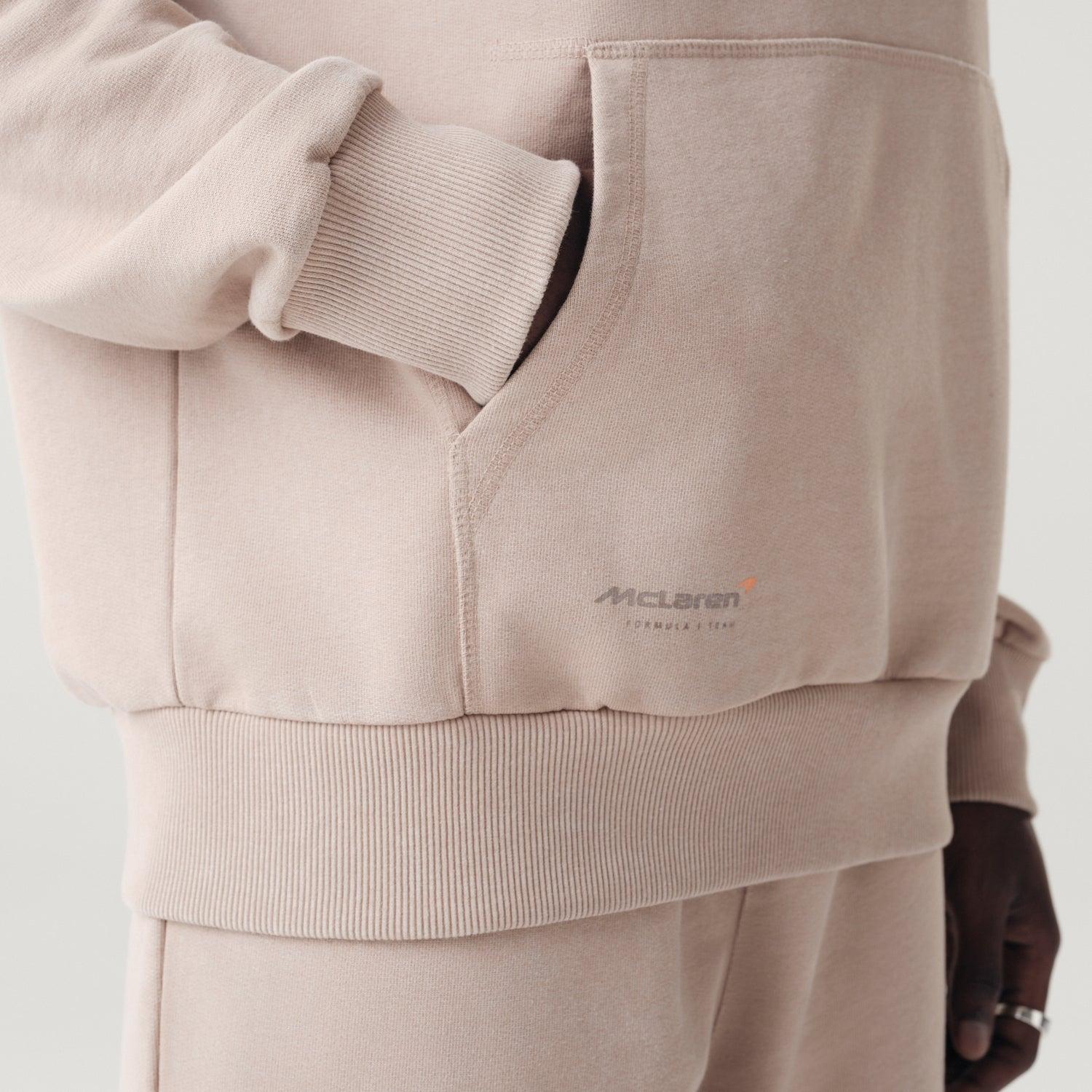 McLaren Formula 1 Team Washed Taupe Hoodie Male Product Image