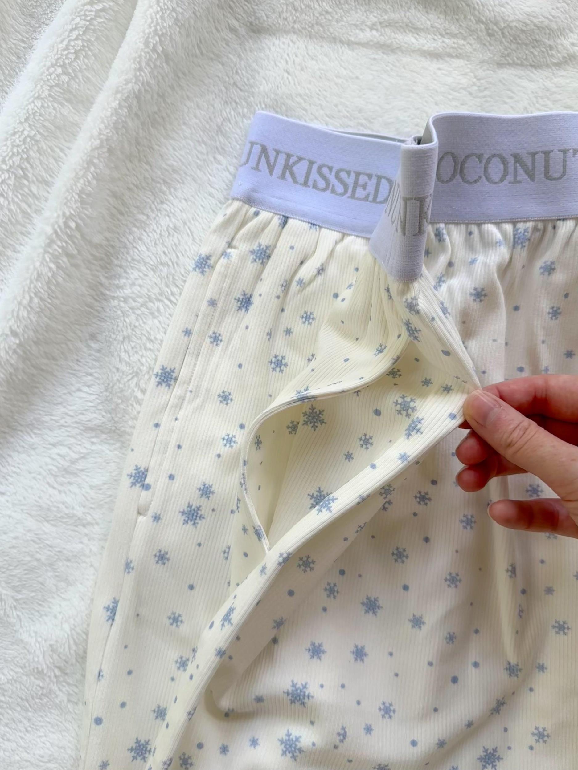 Snowflake Sunkissedcoconut Pajama Pants Product Image