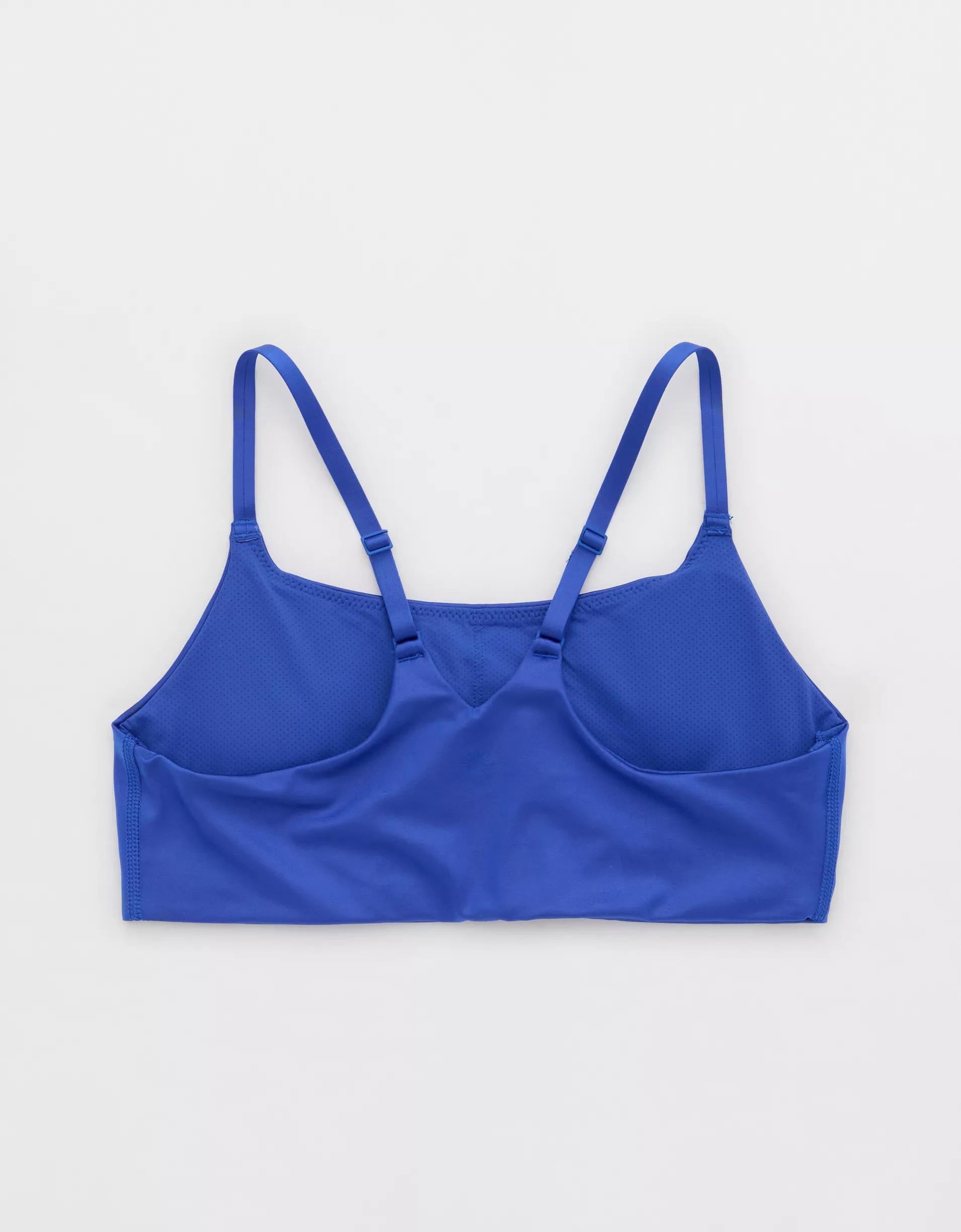 OFFLINE By Aerie Goals Gloss Strappy Sports Bra Product Image