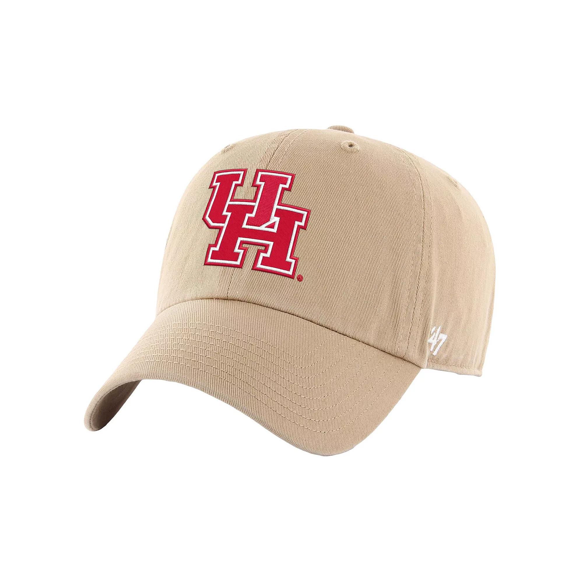 Men's '47 Khaki Houston Cougars Clean Up Adjustable Hat, Hou Beig K Product Image