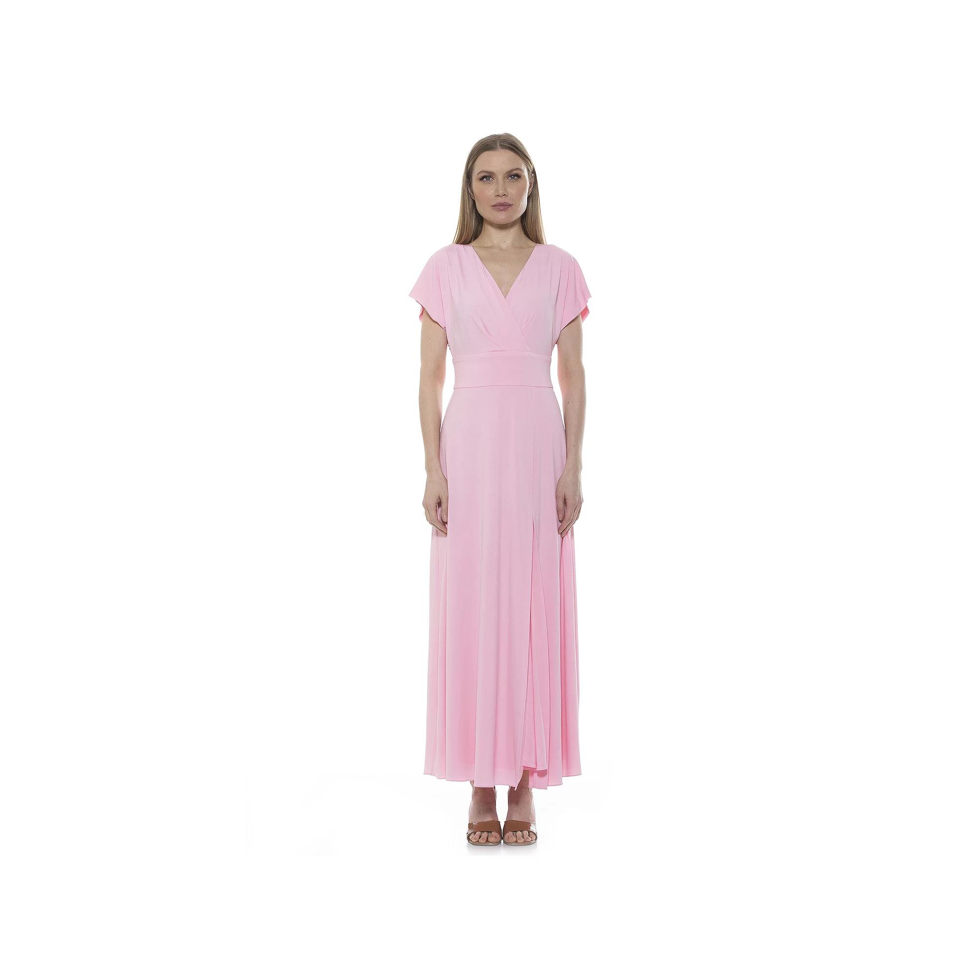 Women's ALEXIA ADMOR Brielle Surplice Maxi Dress,  Product Image