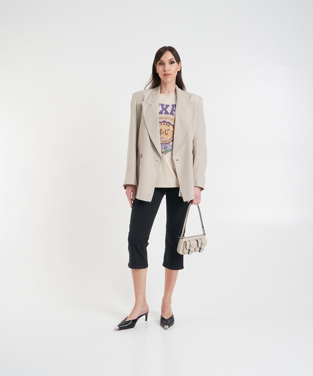 Blazer with waist belt Product Image