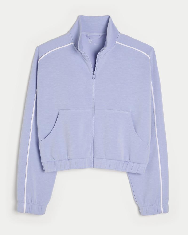 Gilly Hicks Active Cooldown Crop Track Jacket Product Image
