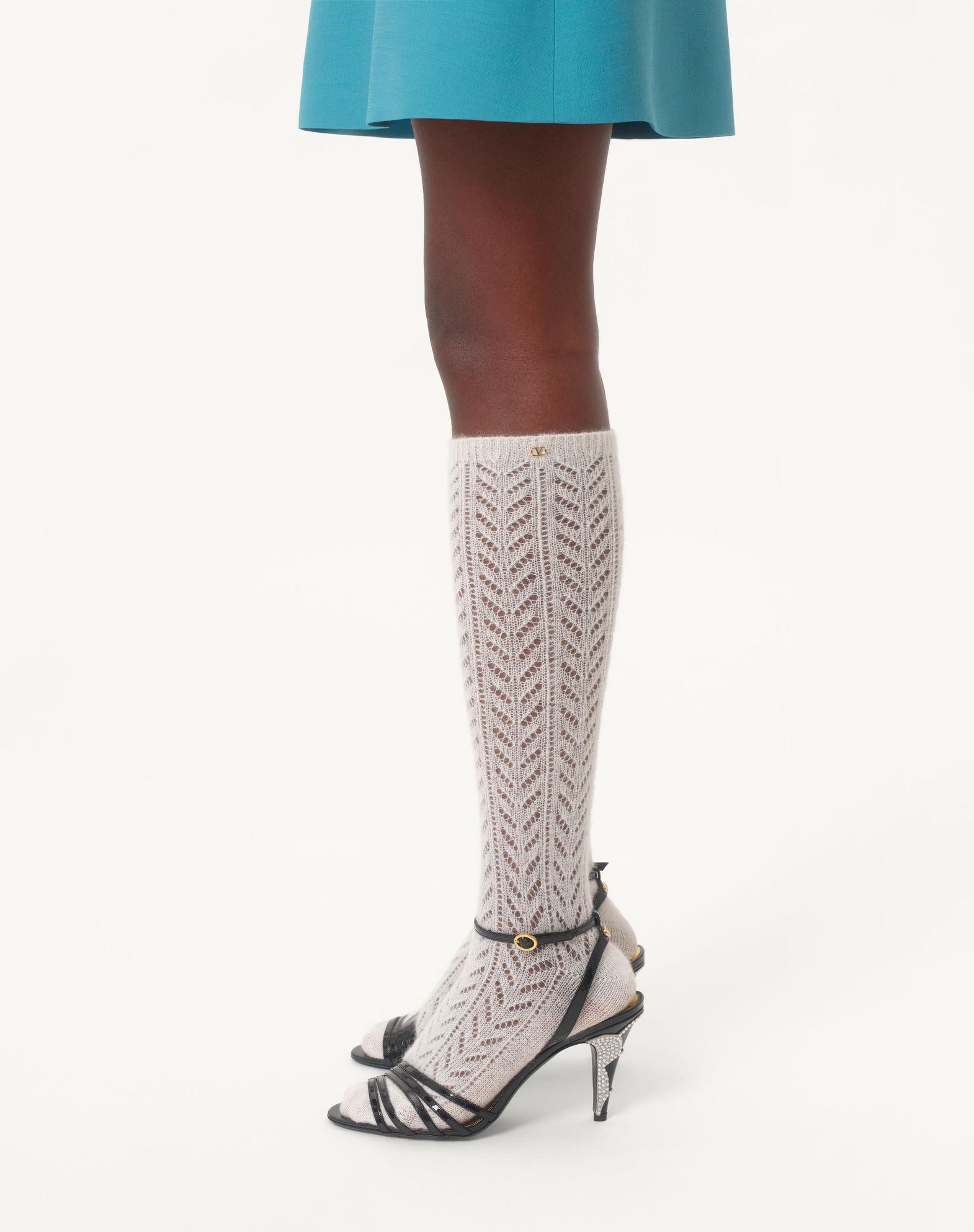 Embroidered Crepe Couture Short Dress Product Image