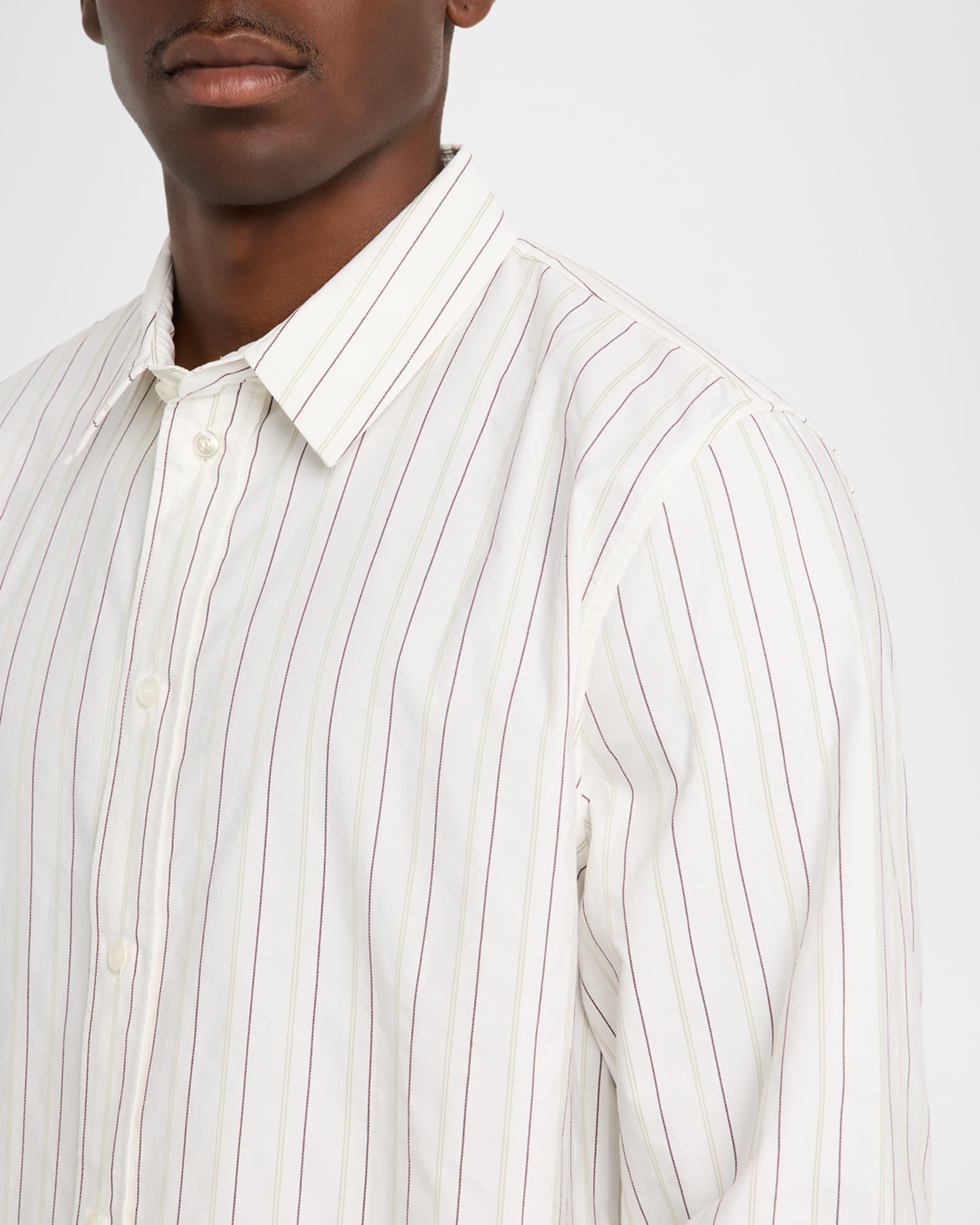 Men's Striped Sport Shirt Product Image