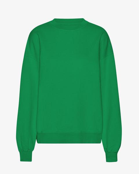 Organic Oversized Crew - Kelly Green Product Image