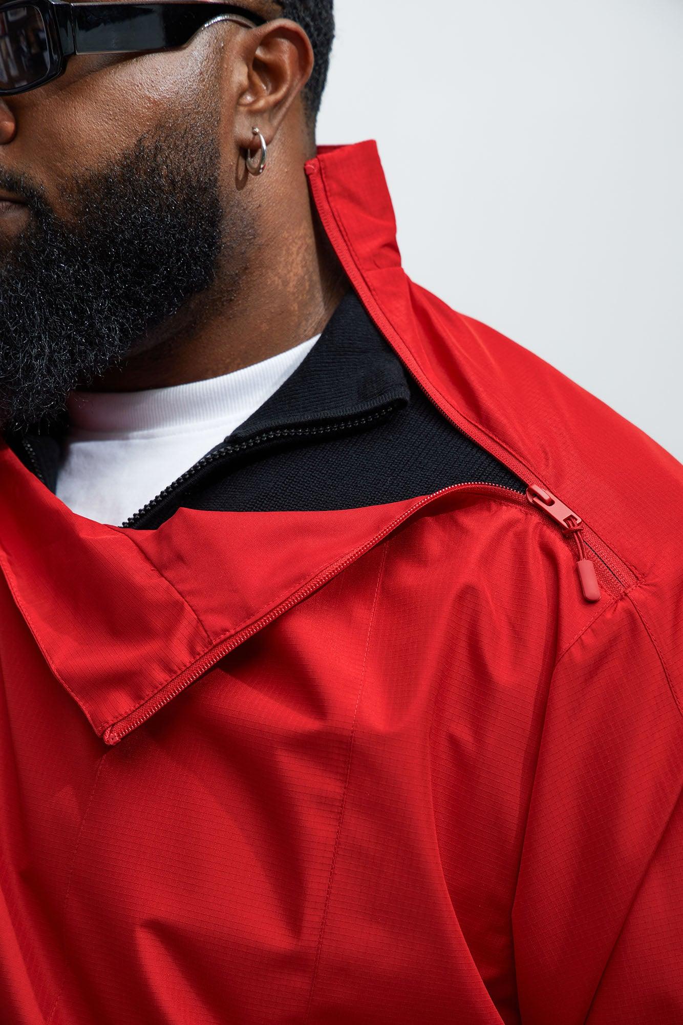 Wide Awake Lightweight Tech Jacket - Red Product Image