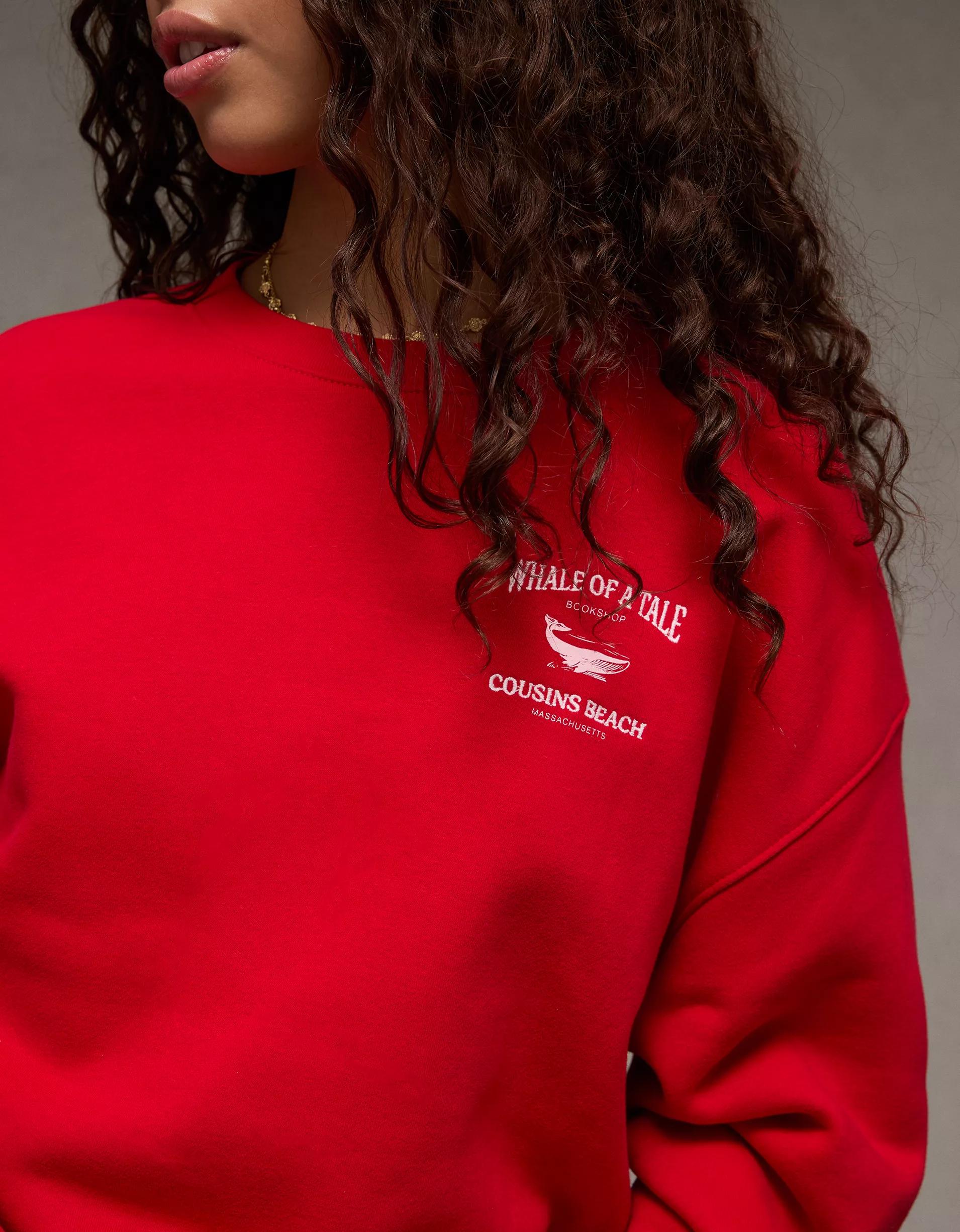 AE x The Summer I Turned Pretty Everyday Luxe Graphic Sweatshirt Product Image