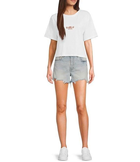 Rip Curl Tokens Short-Sleeve Cropped T-Shirt Product Image