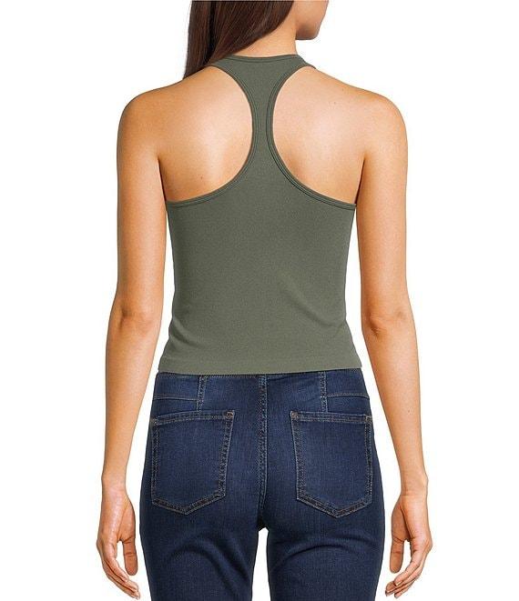 Free People Hayley Crew Neck Racerback Knit Sleeveless Tank Product Image