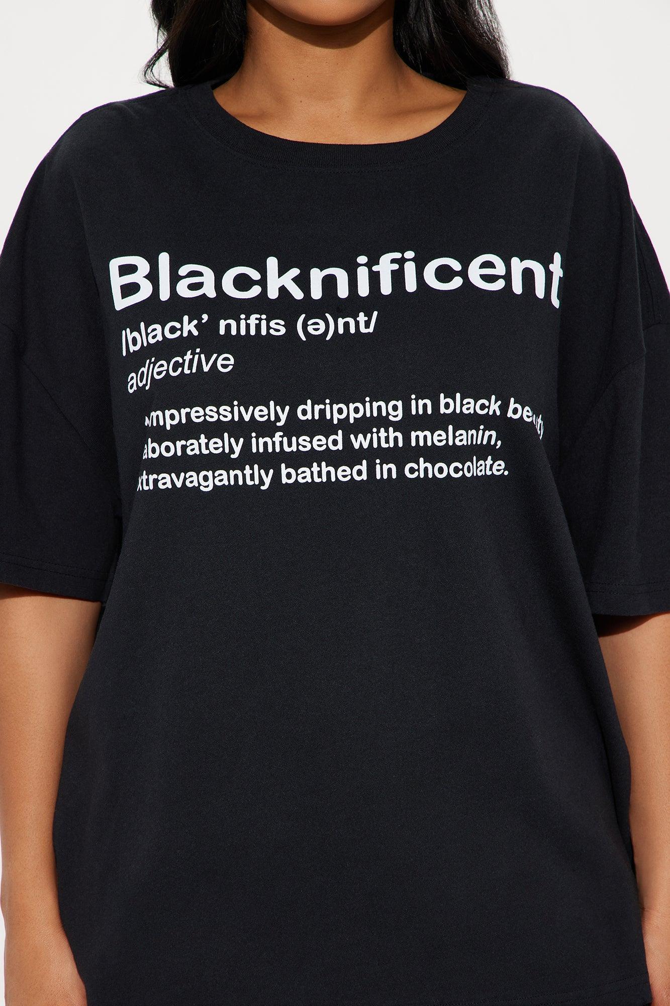 Blacknificent Oversized Tee - Black Product Image