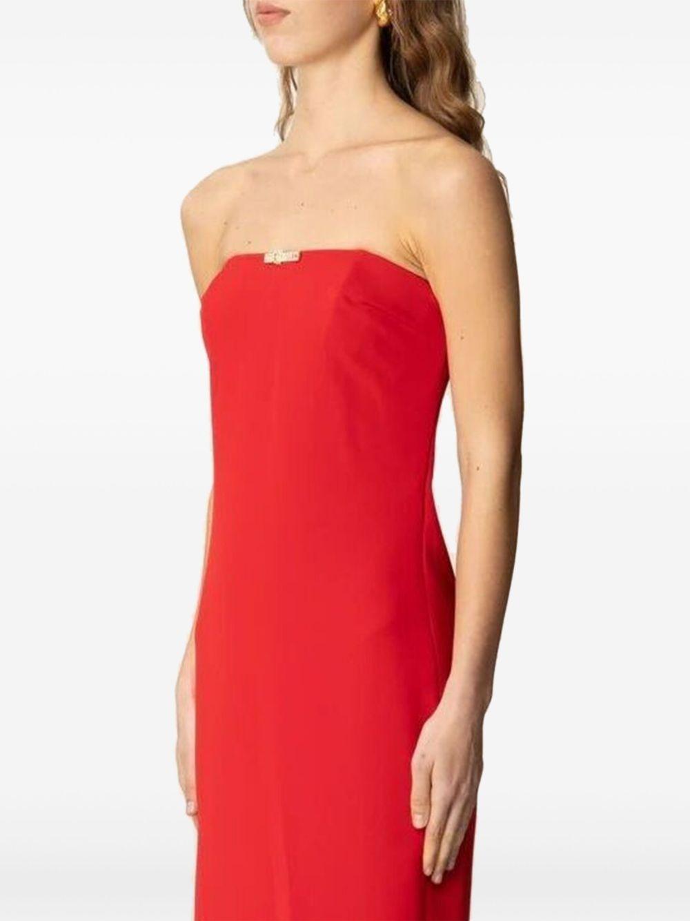 strapless side-split maxi dress Product Image