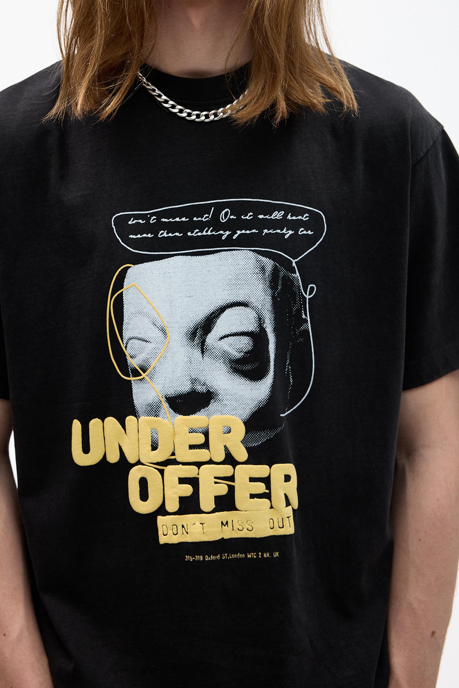 STWD T-shirt with raised slogan Product Image