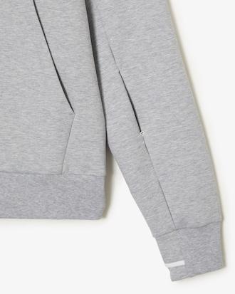 Men's High-Neck Zip-Up Sweatshirt Product Image