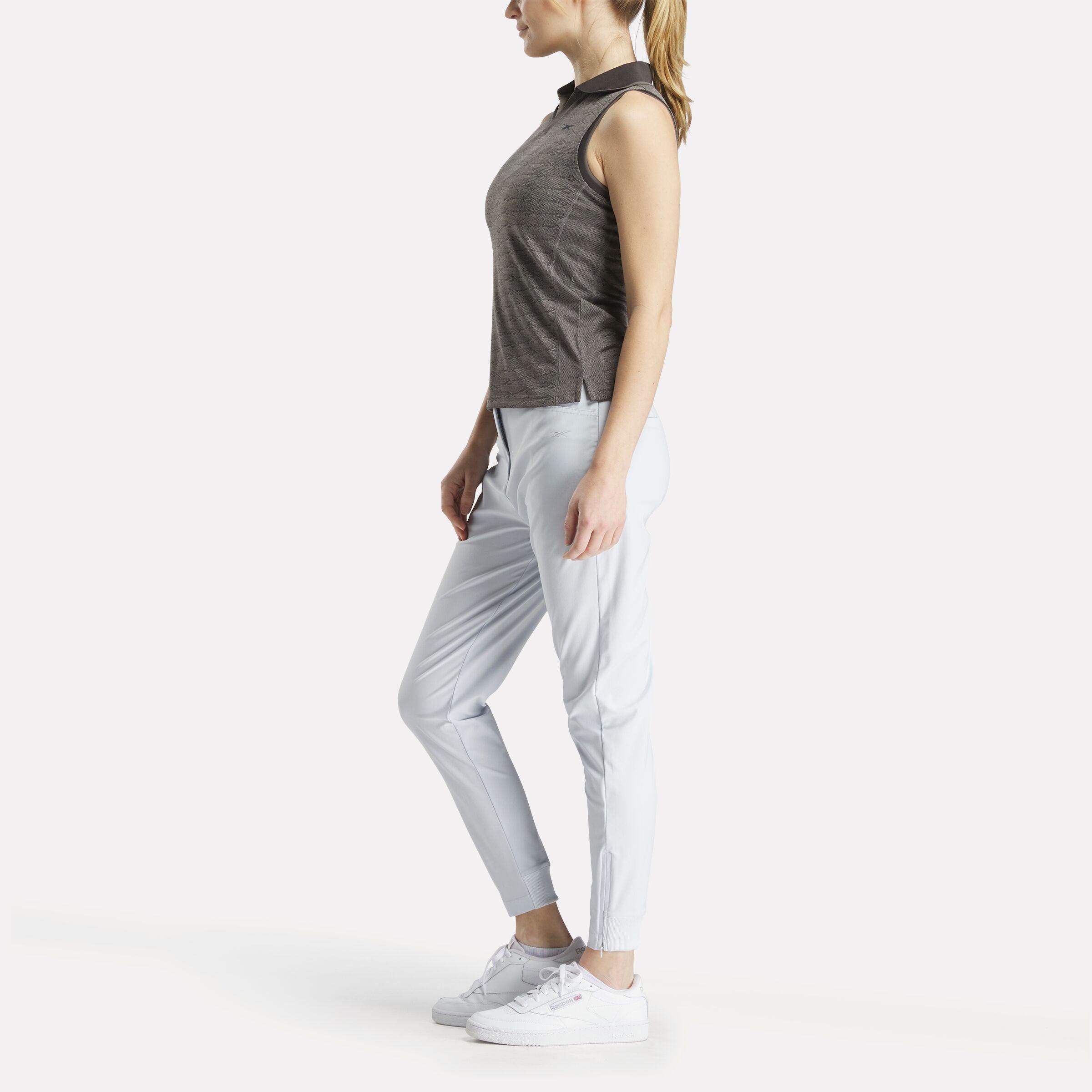 Women's Sleeveless Tonal Vector Jacquard Golf Polo Shirt Female Product Image