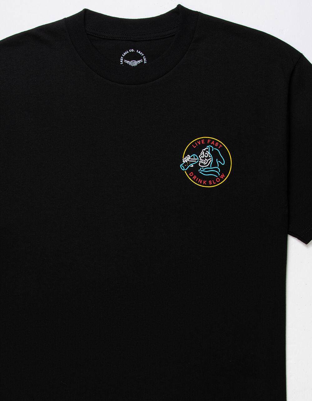 LAST CALL CO. Drink Slow Mens Tee - BLACK Product Image