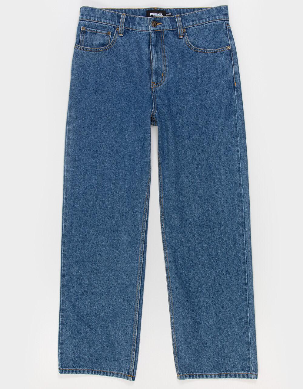 RSQ Mens Loose Fit Jeans - MEDIUM STONE Product Image