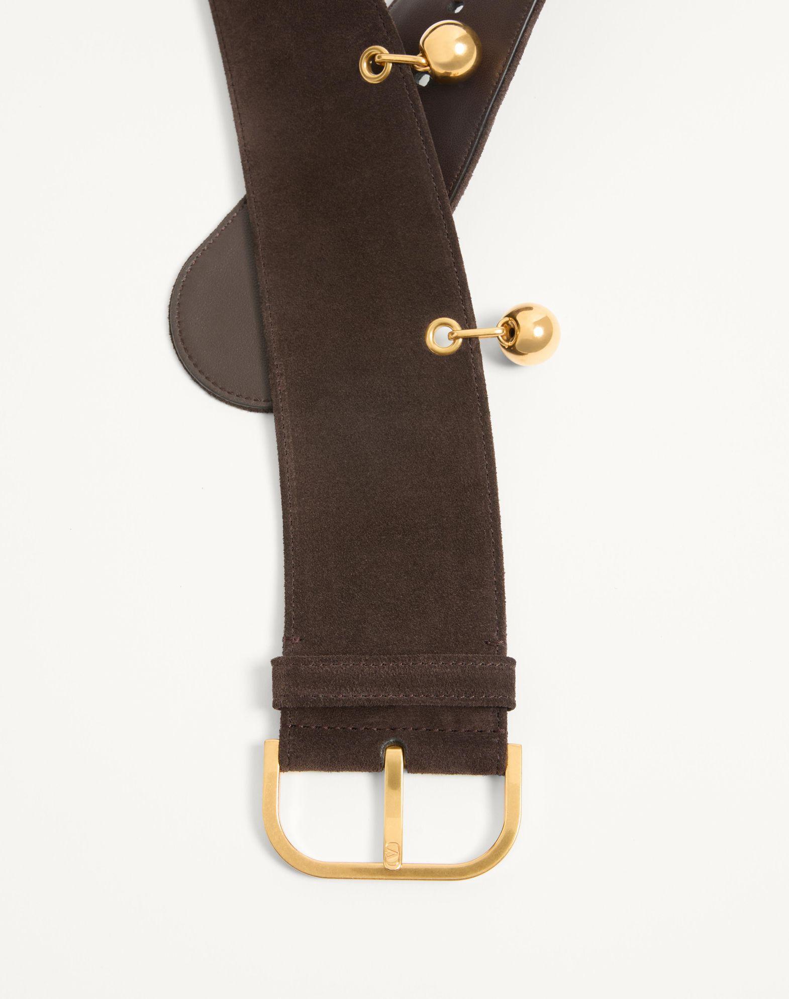 Vlogo Signature Suede Belt 65 Mm Product Image