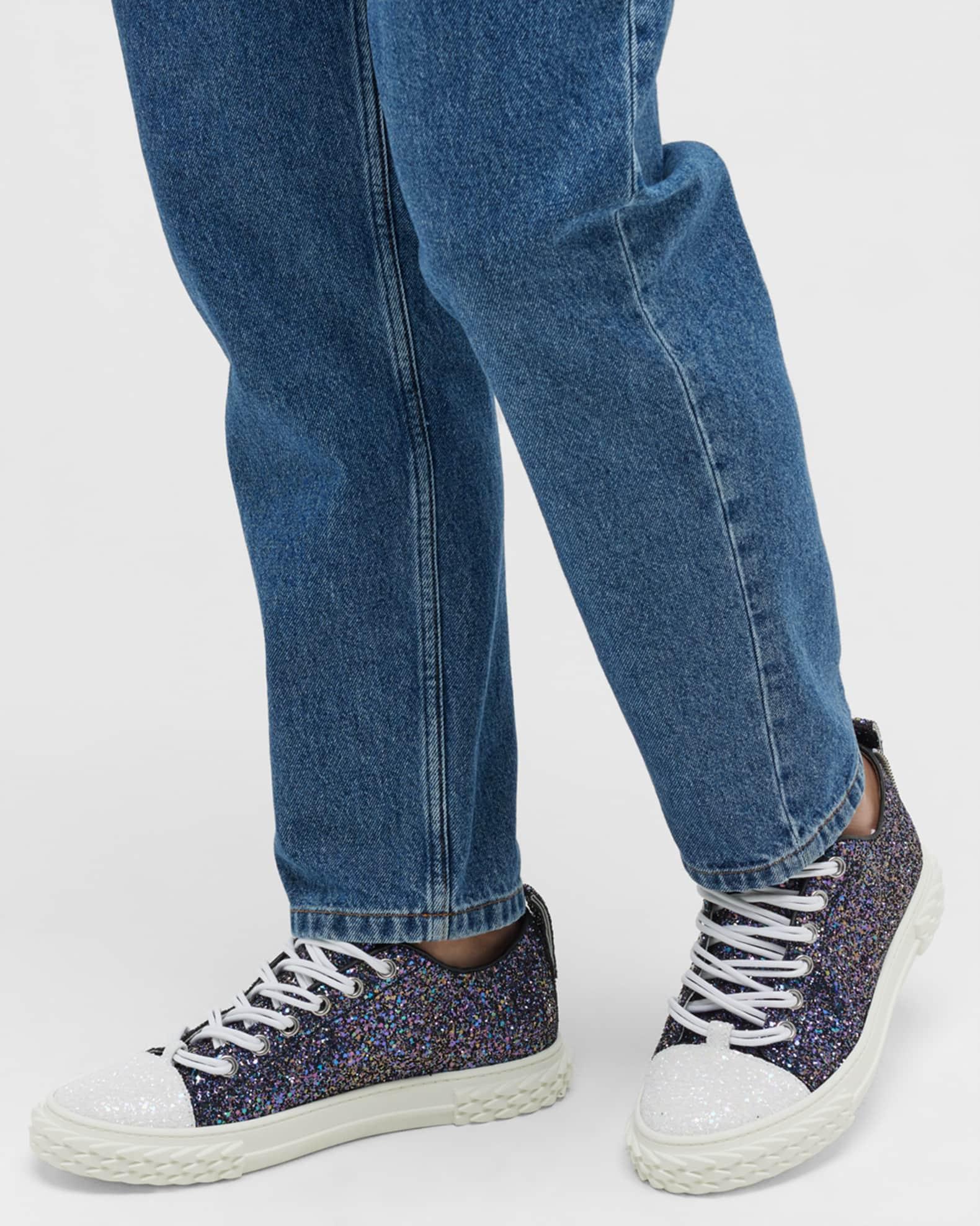 Men's Glitter Low-Top Sneakers Product Image