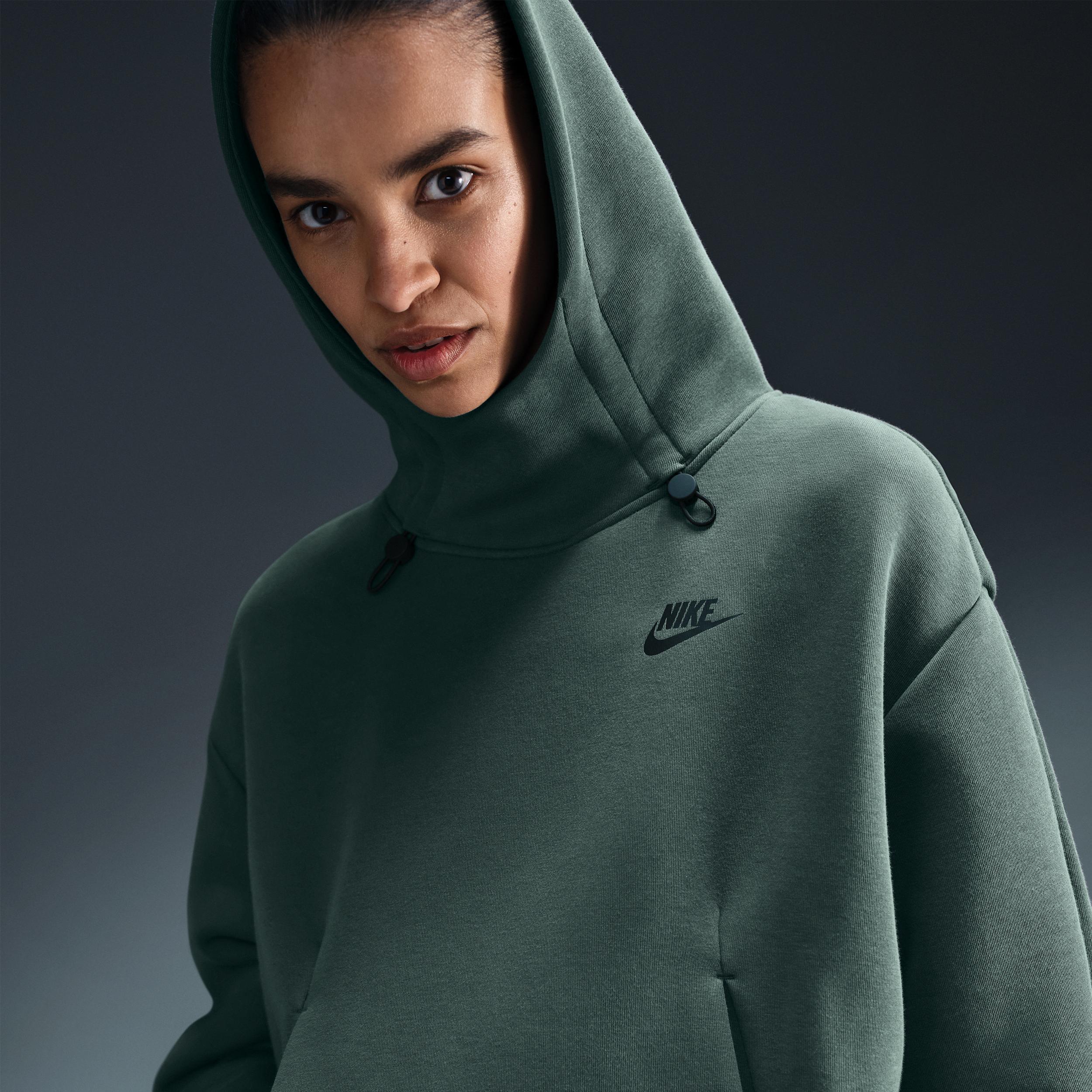 Womens Nike Sportswear Tech Fleece Oversized Hoodie | FV6322-338 Product Image