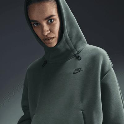 Womens Nike Sportswear Tech Fleece Oversized Hoodie | FV6322-338 Product Image