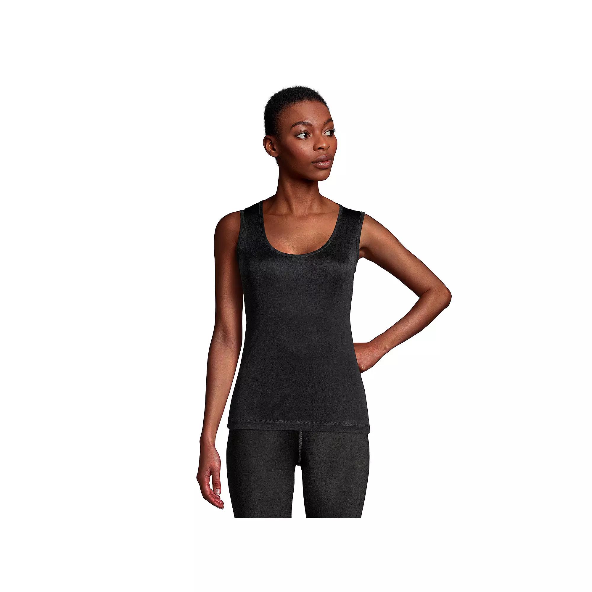 Women's Lands' End Silk Interlock Tank Undershirt,  Product Image