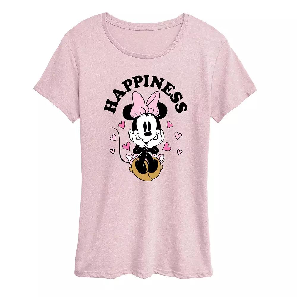 Disney's Minnie Mouse Women's Happiness Graphic Tee,  Product Image