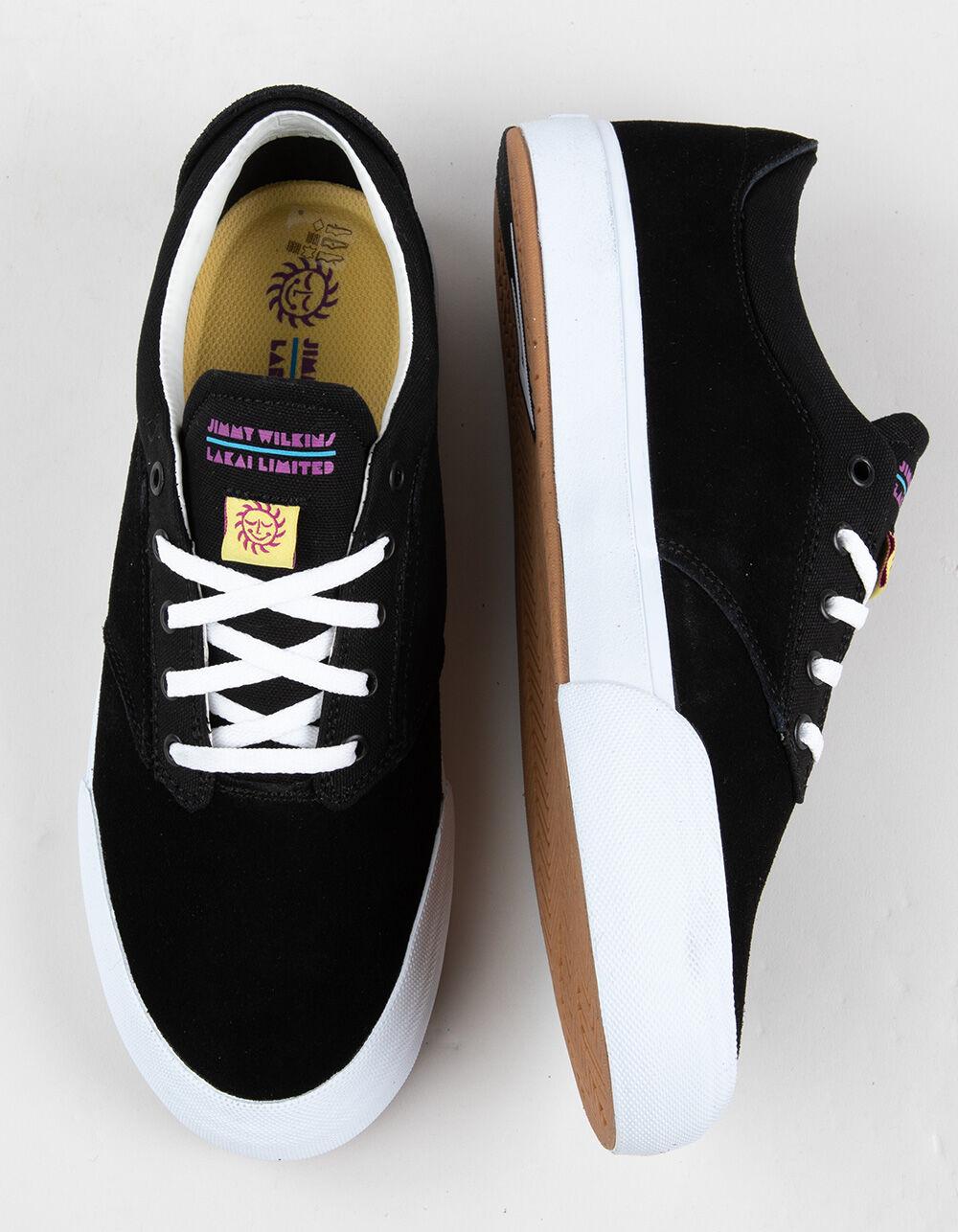 LAKAI Wilkins Mens Shoes - BLACK/WHITE Product Image