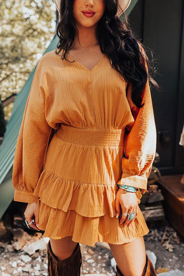 Slight Change Of Plans Dress In Golden Honey Product Image