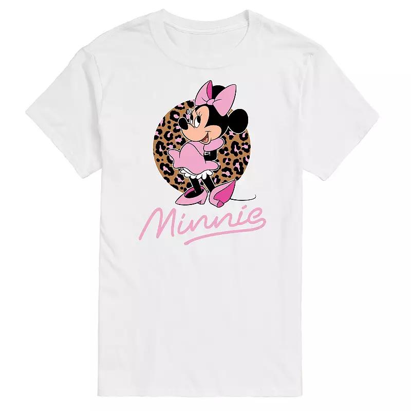 Disney's Minnie Leopard Print Men's Graphic Tee,  Product Image