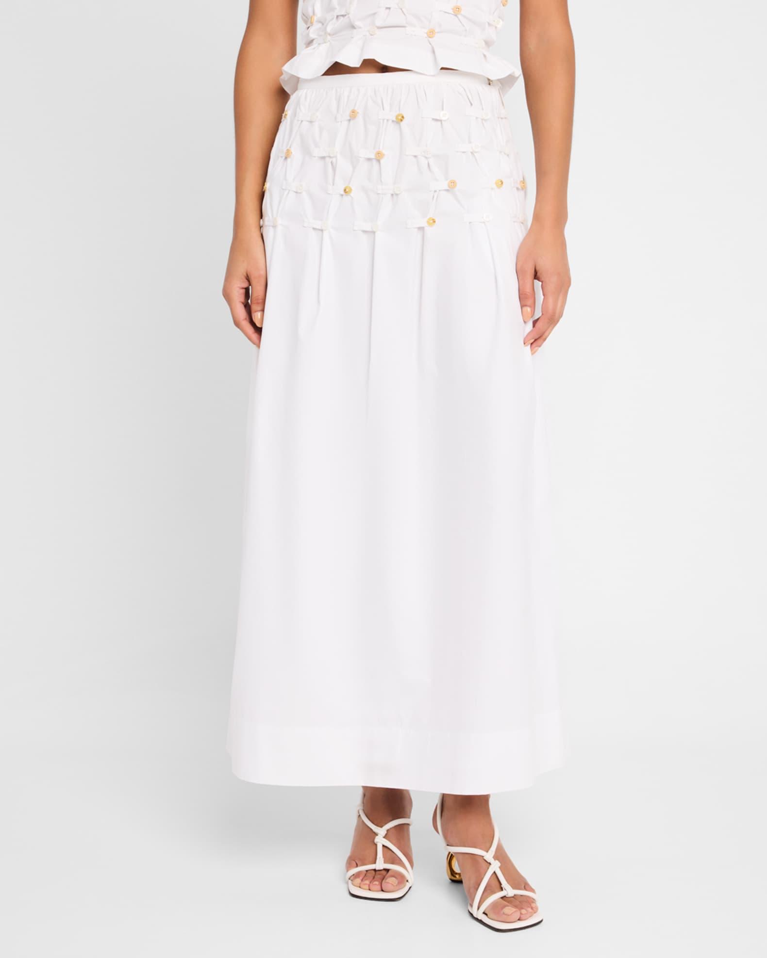 Button Maxi Skirt  Product Image