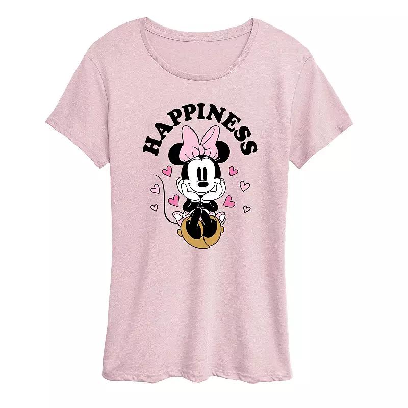 Disney's Minnie Mouse Women's Happiness Graphic Tee,  Product Image