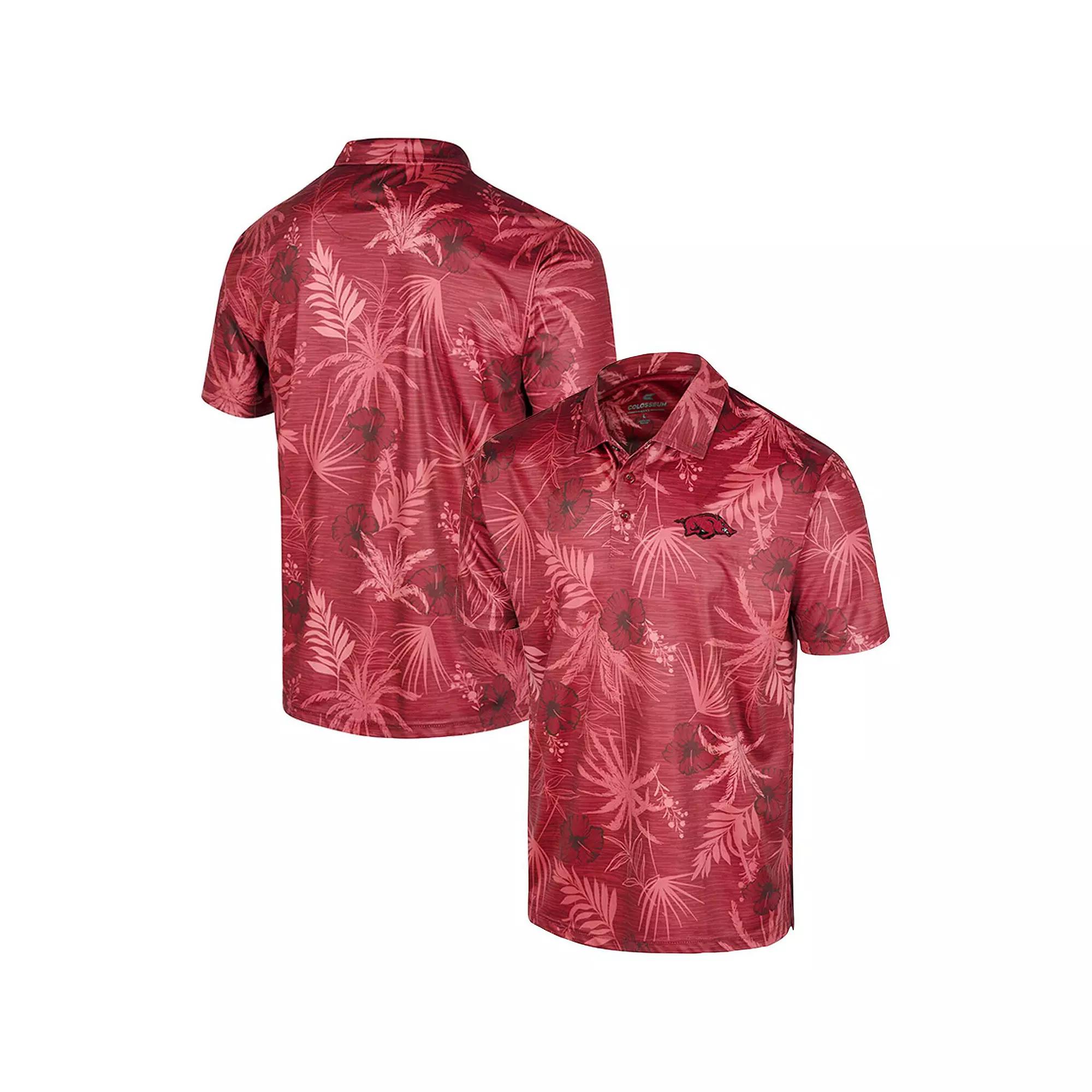 Men's Colosseum Maroon Texas A&M Aggies Big & Tall Palms Polo,  Product Image