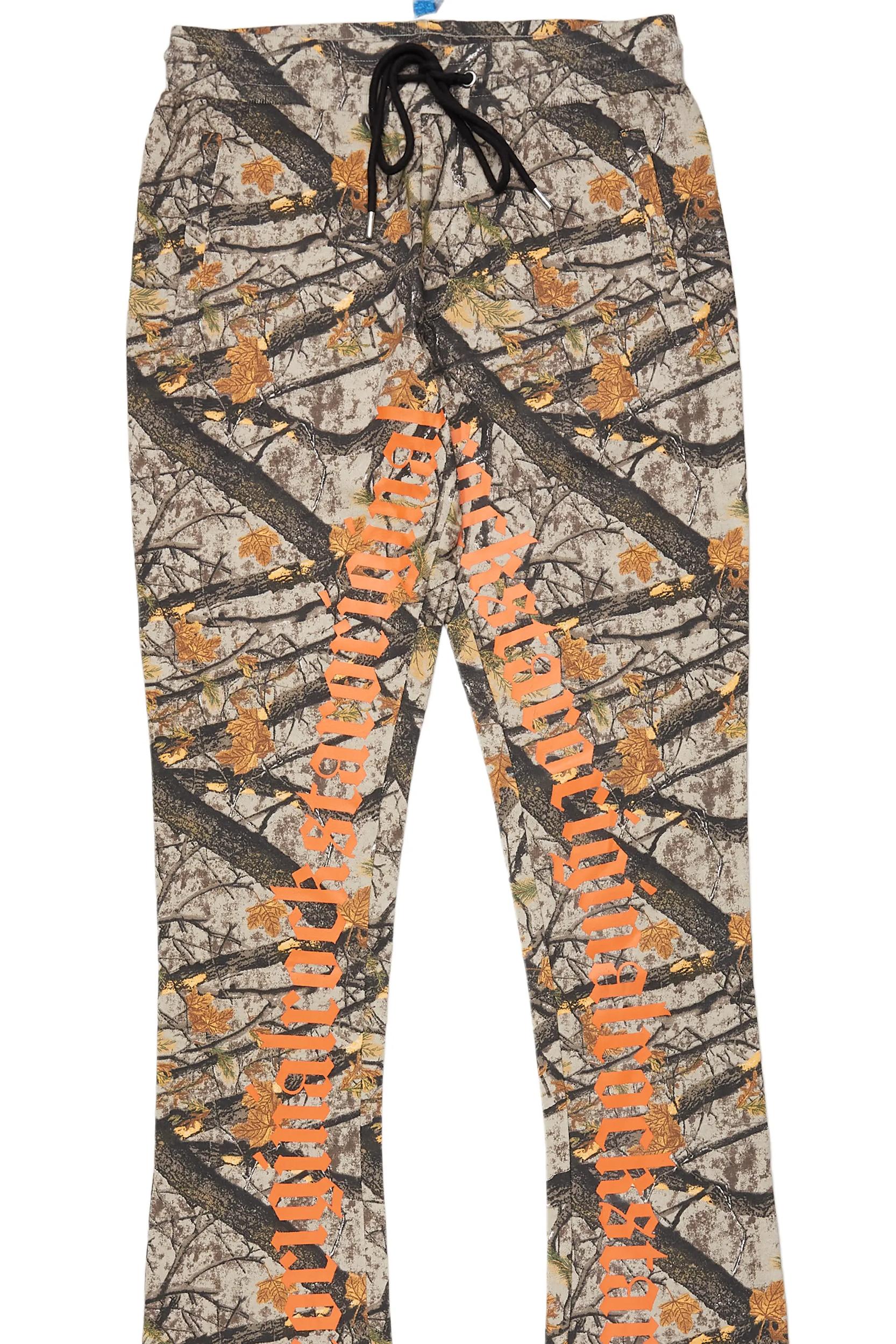 Callie Tree Camo Super Stacked Flare Pants Male Product Image