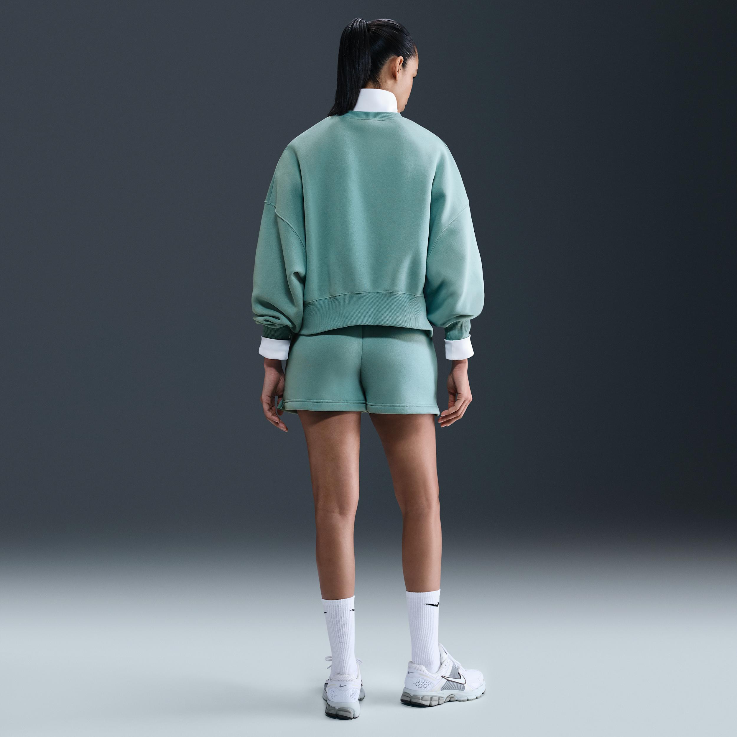 Womens Nike Sportswear Phoenix Fleece Over-Oversized Crew-Neck Sweatshirt | DQ5761-017 Product Image