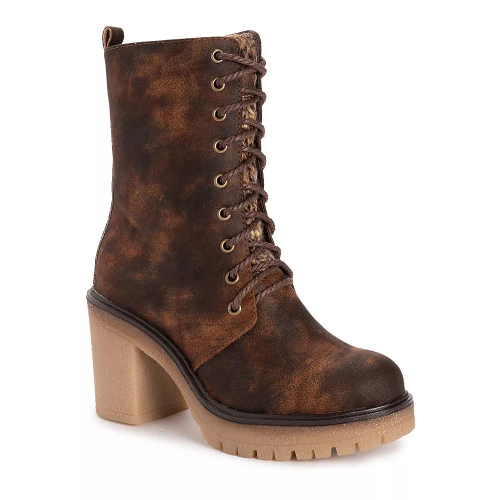 MUK LUKS Riser Jazz Women's Combat Boots,  Product Image