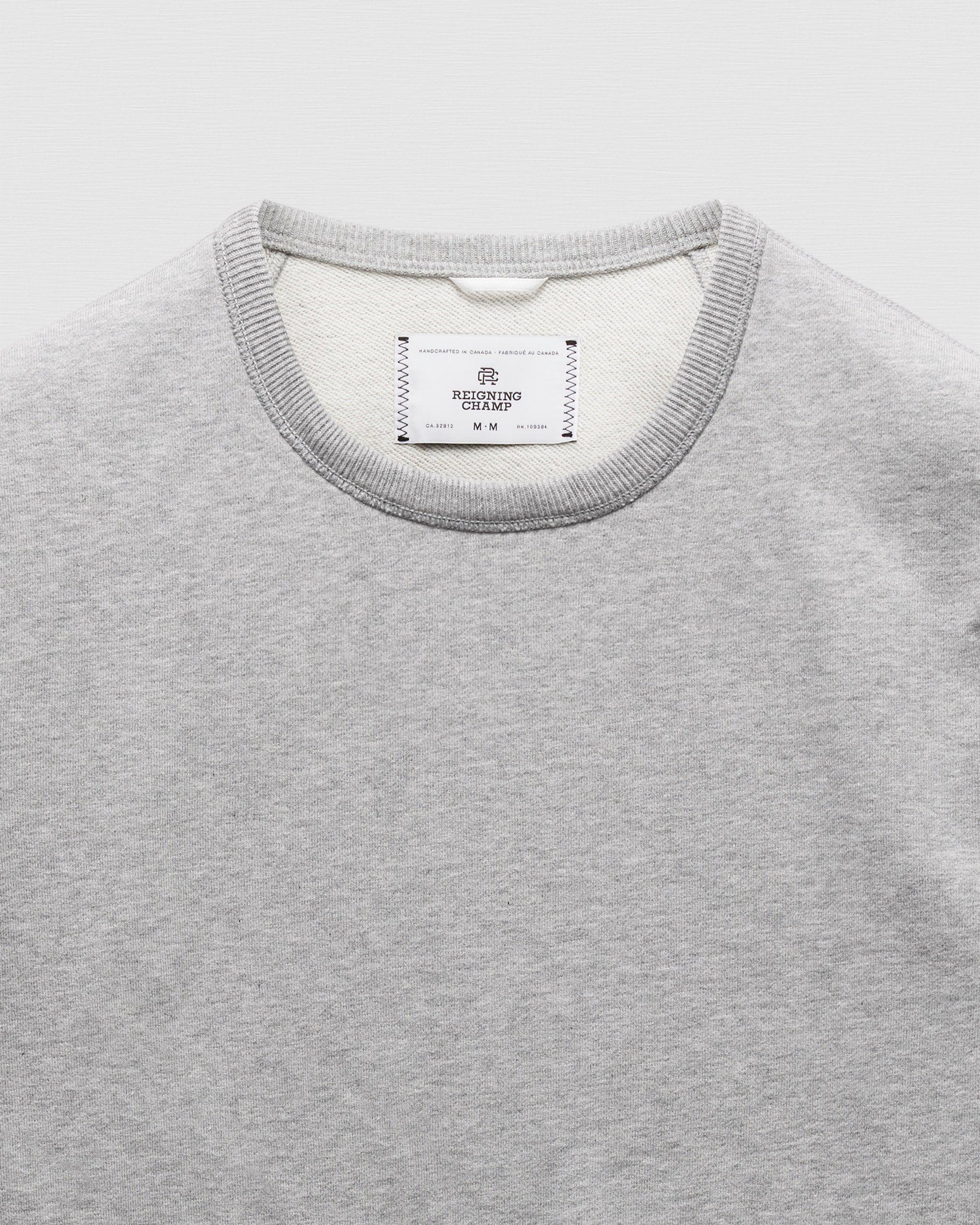 Midweight Terry Slim Crewneck - Vault Male Product Image
