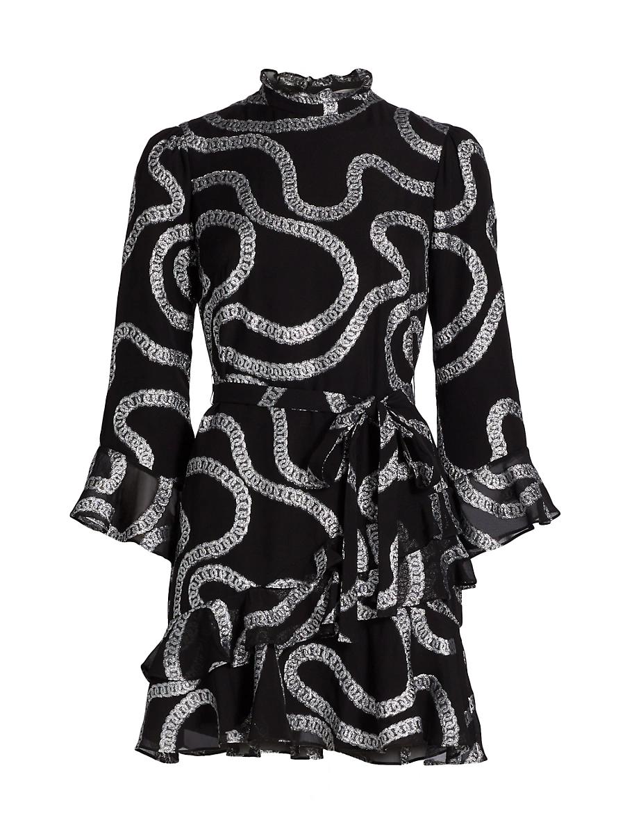 Womens Marissa Metallic Minidress Product Image