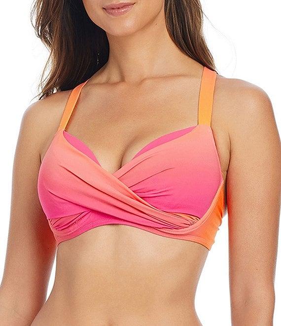 Bleu Rod Beattie Beat The Heat Ombre Sarong Hipster Swim Bottom Product Image