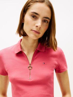 Slim Fit Zip Polo Product Image