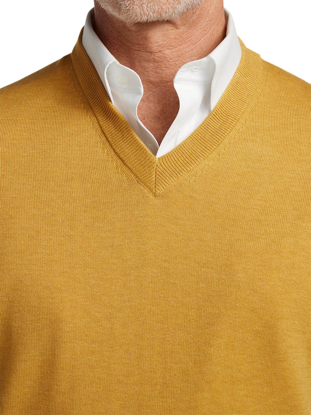 Supima Cotton Vest - Mustard Product Image