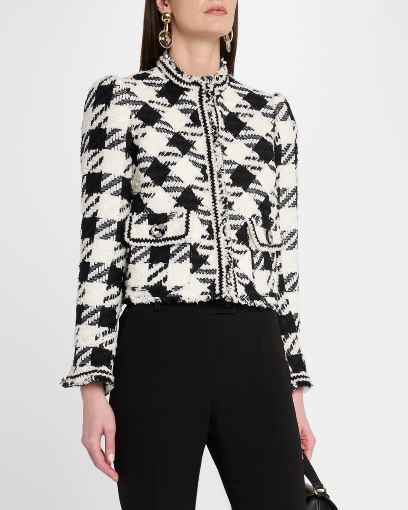 Buffalo Check Tweed Short Jacket Product Image