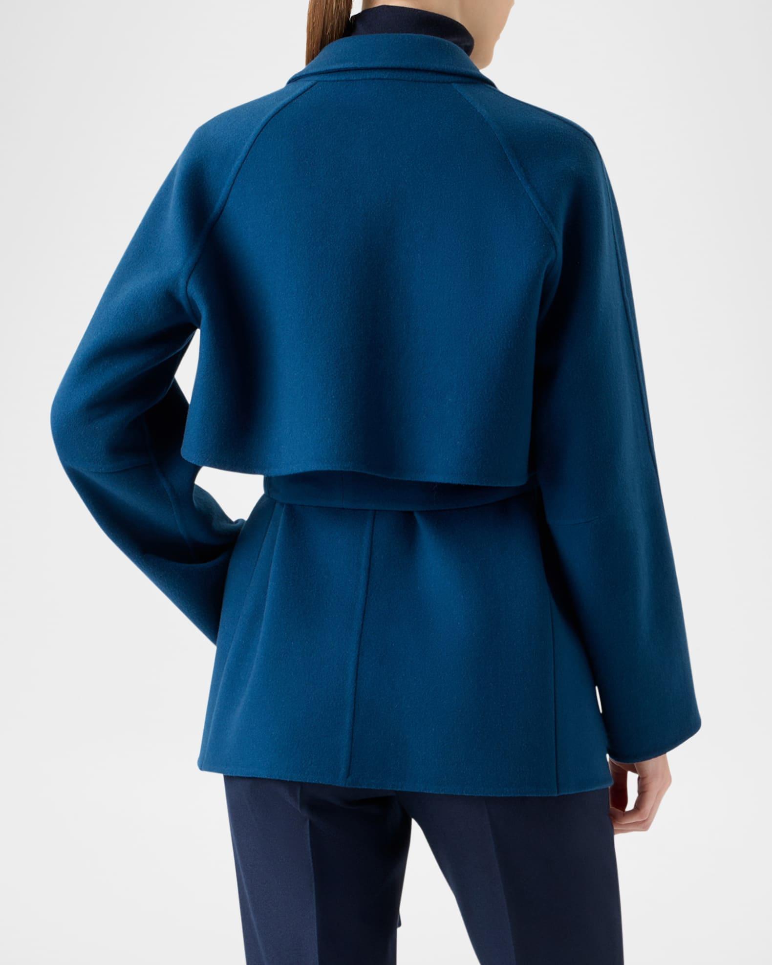 Duo Cashmere Double-Face Wrap Coat With Detachable Bolero Product Image